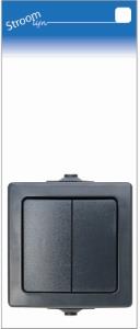 Interruttore da superficie Kopp swd serie antracite - 6628270