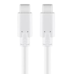 Goobay USB-C - Cable de carga USB-C 1m blanco - 9550205