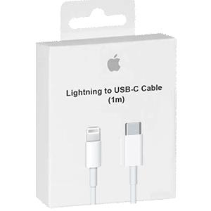 Apple Lightning a USB-C Cable 1 metro White