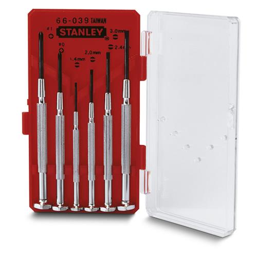 Set de destornillador de los relojeros de Stanley