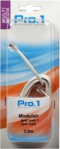 Enzo pro-1 modulare da 6p4c a 6p4c bianco 3,0 metri 9297020