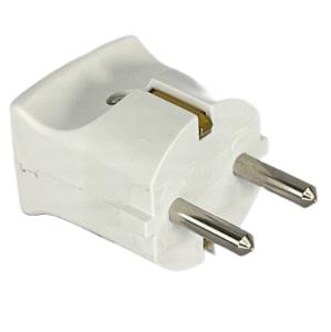 Enchufe de tierra Enzo acoplamiento polar blanco 6141021