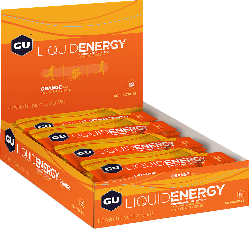 Gu liquid energy gel box of 12 | strawberry banana