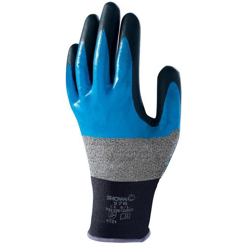 Guanto da lavoro Showa 376r schiuma di nitrile mt9 | 10 pezzi
