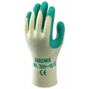 Guante de trabajo Showa 310 verde talla 7 | 10 piezas