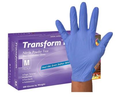 Aurelia guantes aurelia transform 100 nitrilo sin polvo azul xl