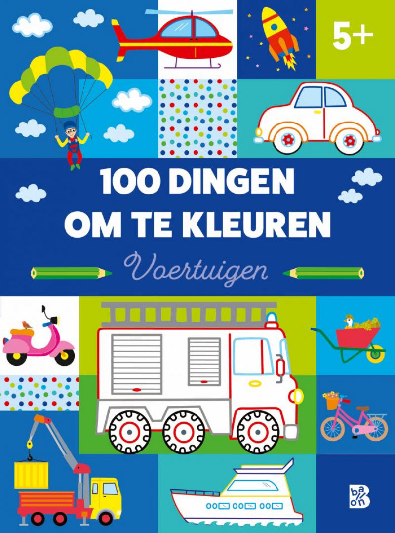 Standard Publisher 100 cosas para colorear - Vehículos 3+