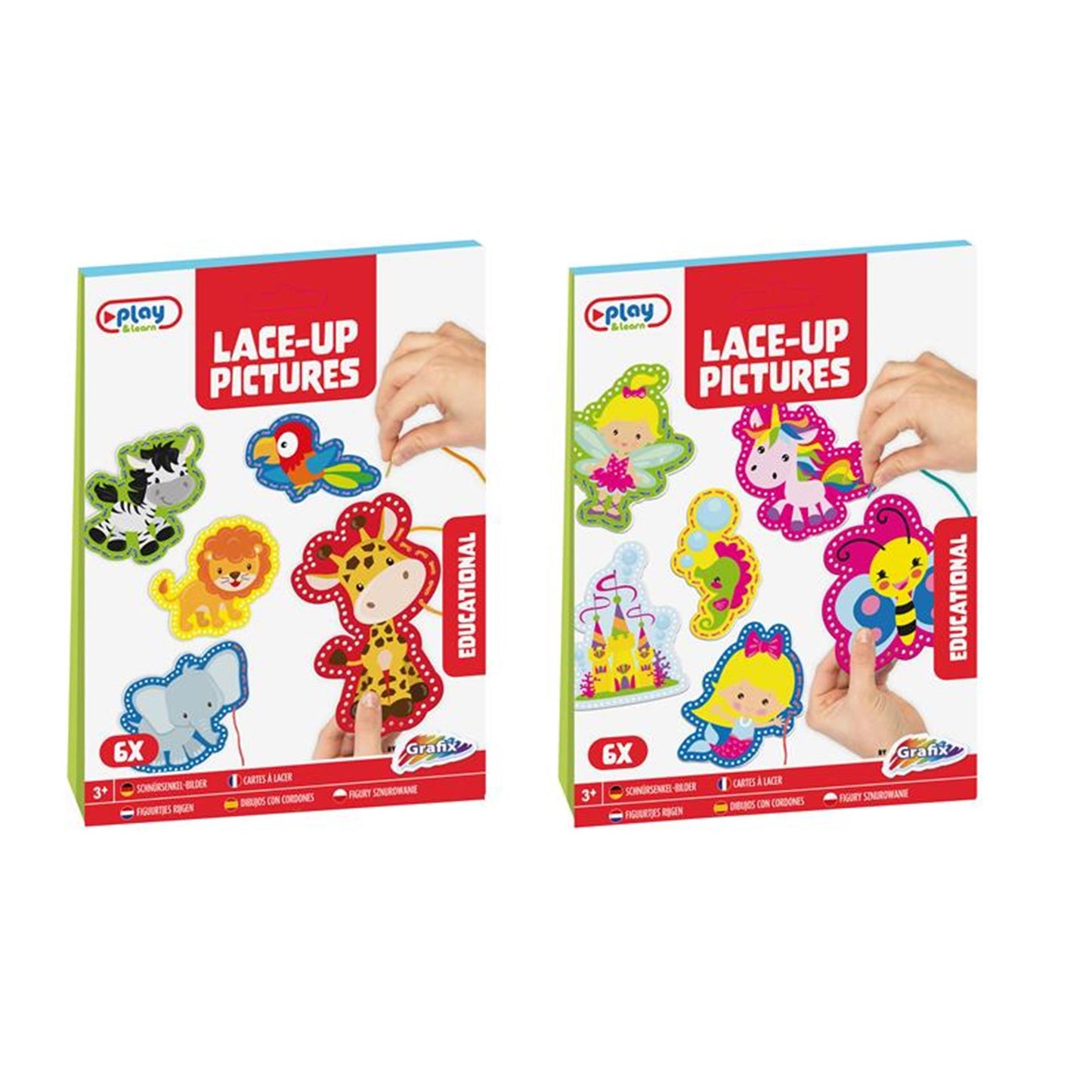 Animales de Grafix Ready Set, 6st.