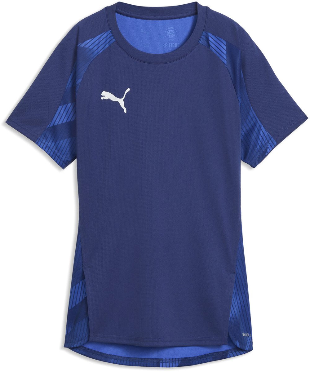 Puma individualblaze jersey dames sportshirt - blue jewel- white