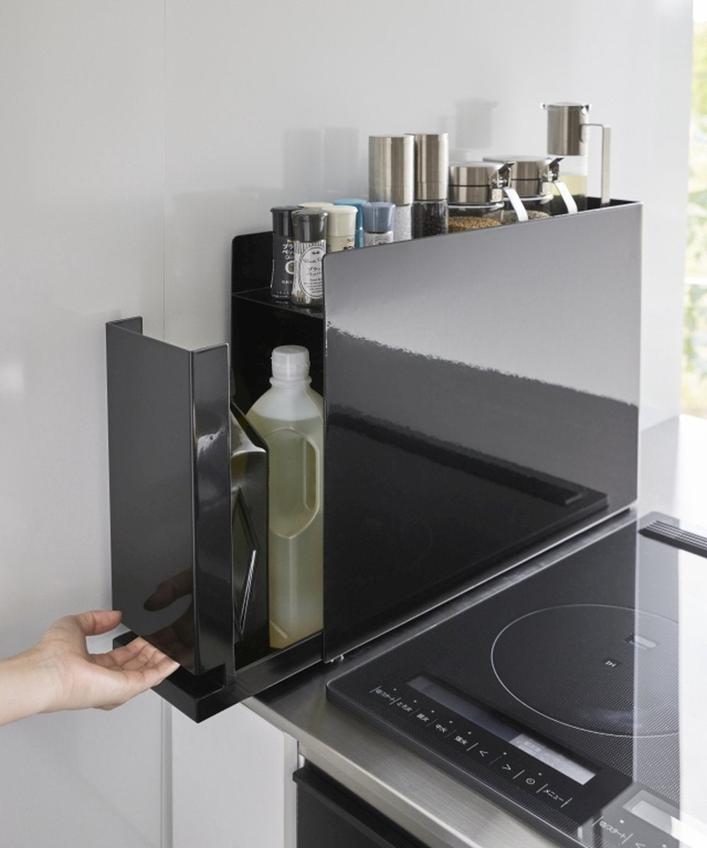 Especiero Yamazaki extensible - torre - negro