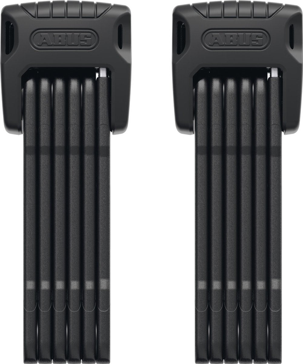 Abus vouwslot bordo granit 6500k met sh-slothouder - set van 2 - fietsslot met xplus-cilinder voor hoge bescherming tegen manipulatie - -security level 15 - lengte 90 cm