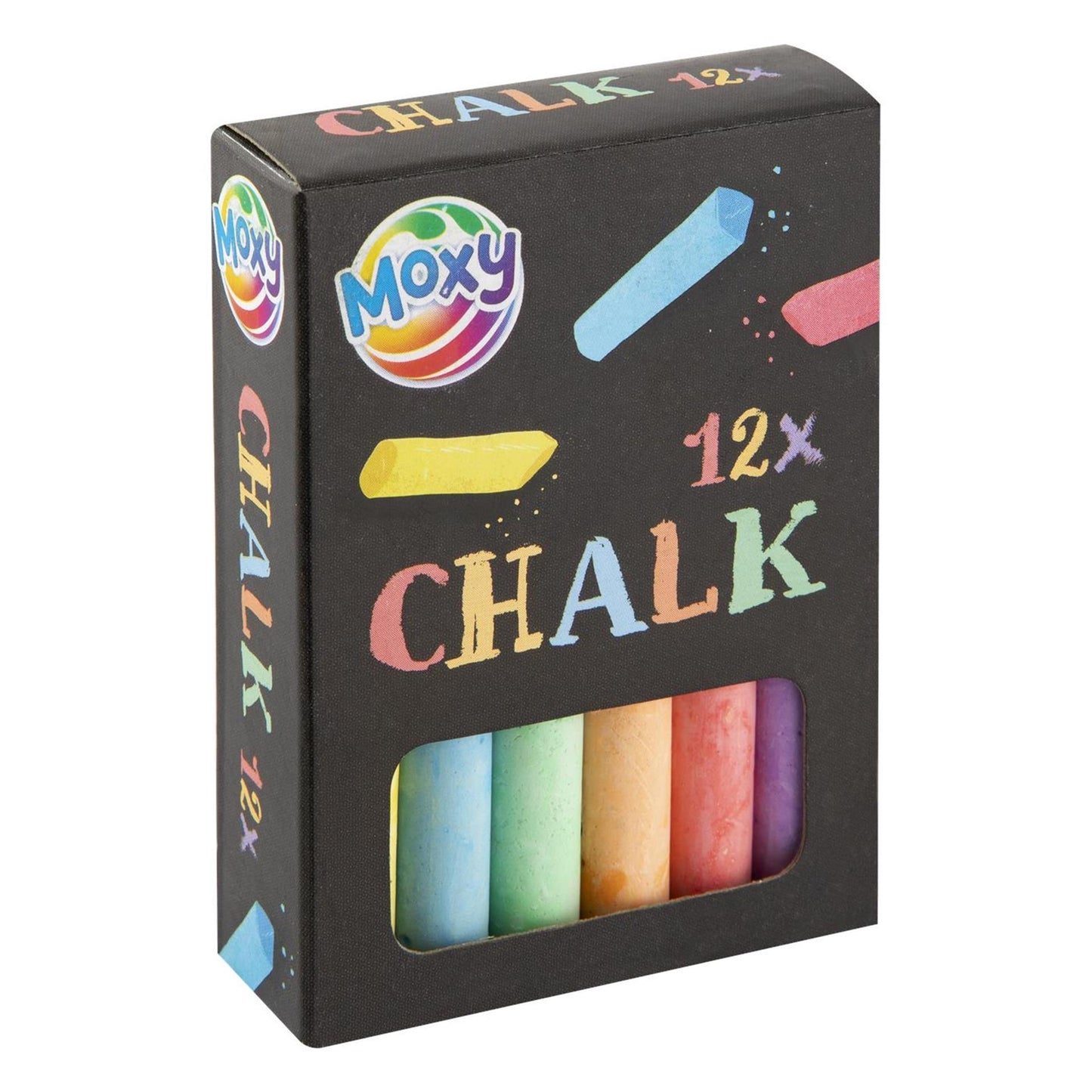 Gesso per lavagna Moxy 12 in scatola colorata bianca
