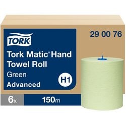 Rollo de toalla Tork verde (6x 150m)