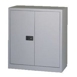 Draaideurkast laag staal 91,4x40x100 grijs