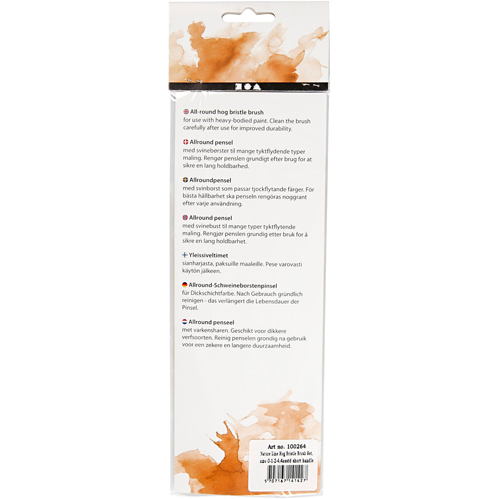 Creative Company Nature Line Brushs 00 1 2 4, 4st.