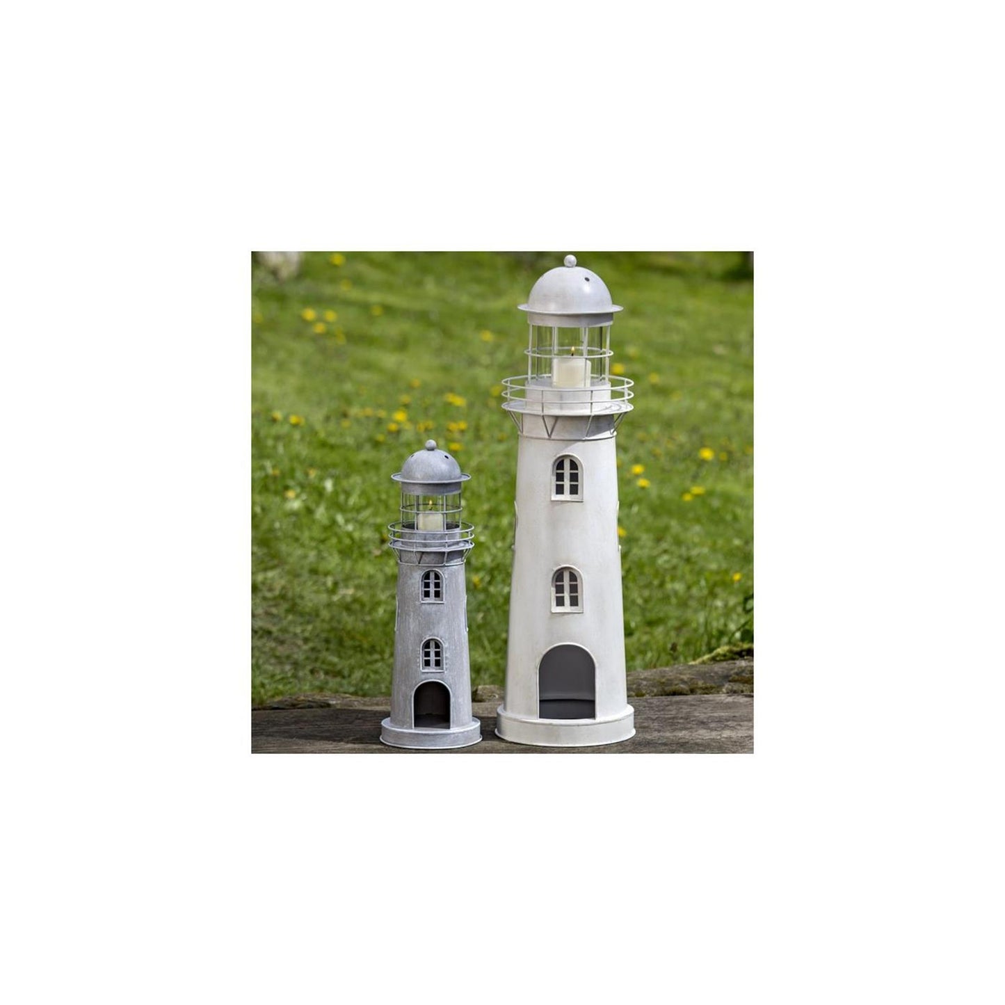 Boltze faro lanterna domestica set 2 pezzi h54-75cm