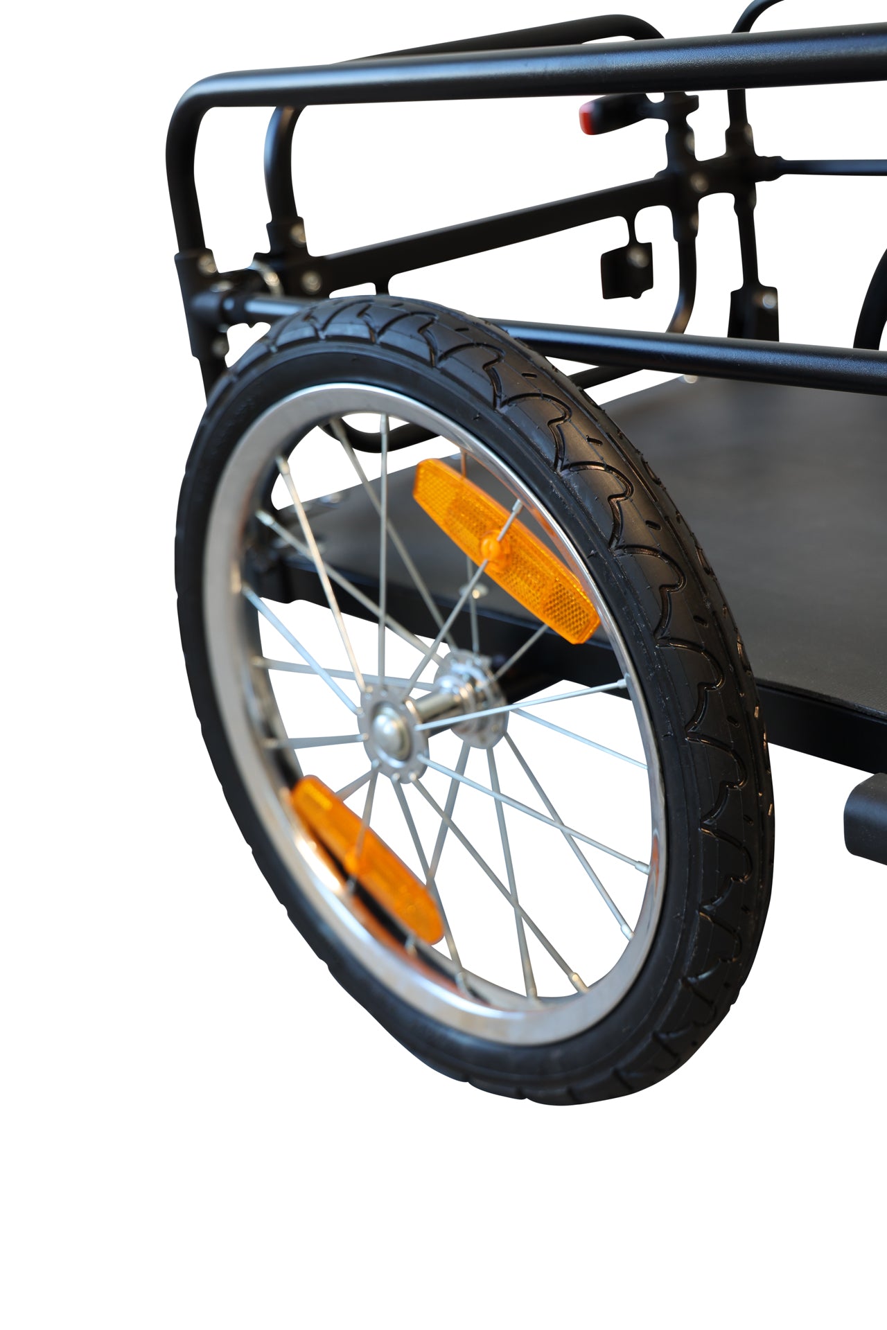 Rimorchio per biciclette di probelo pieghevole - nero