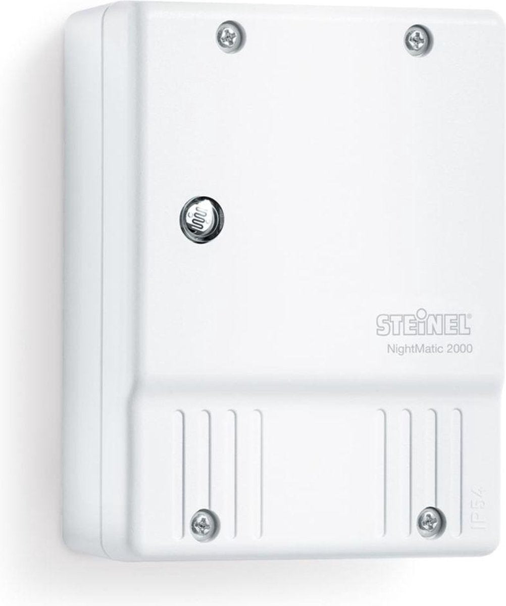Interruttore crepuscolare da esterno Steinel nightmatic 2000 - ip54 - bianco