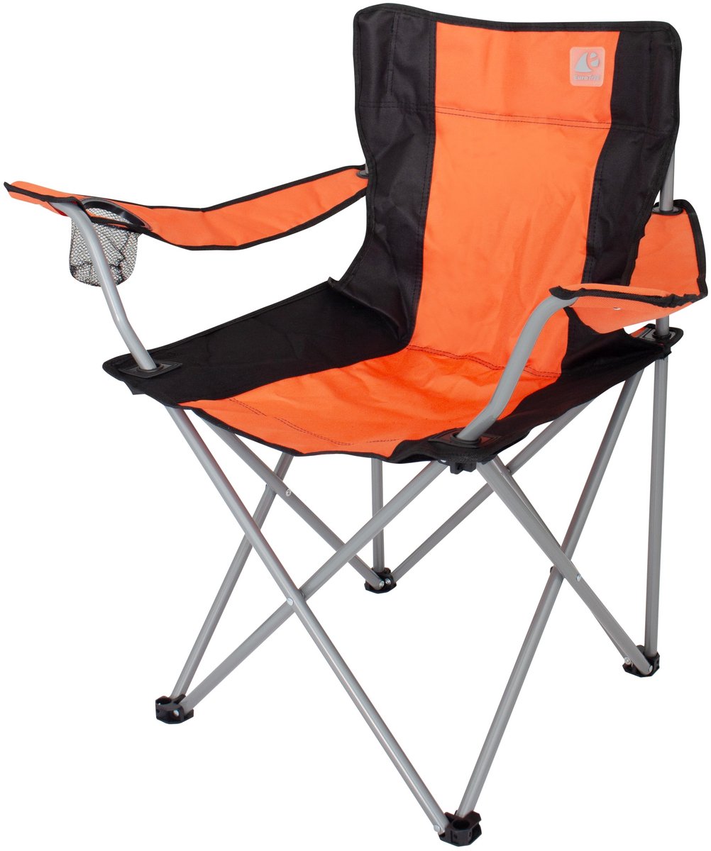 Silla de camping Eurotrail lausana - brique negro