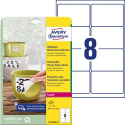 Etichette Avery resistenti alle intemperie nbsp;