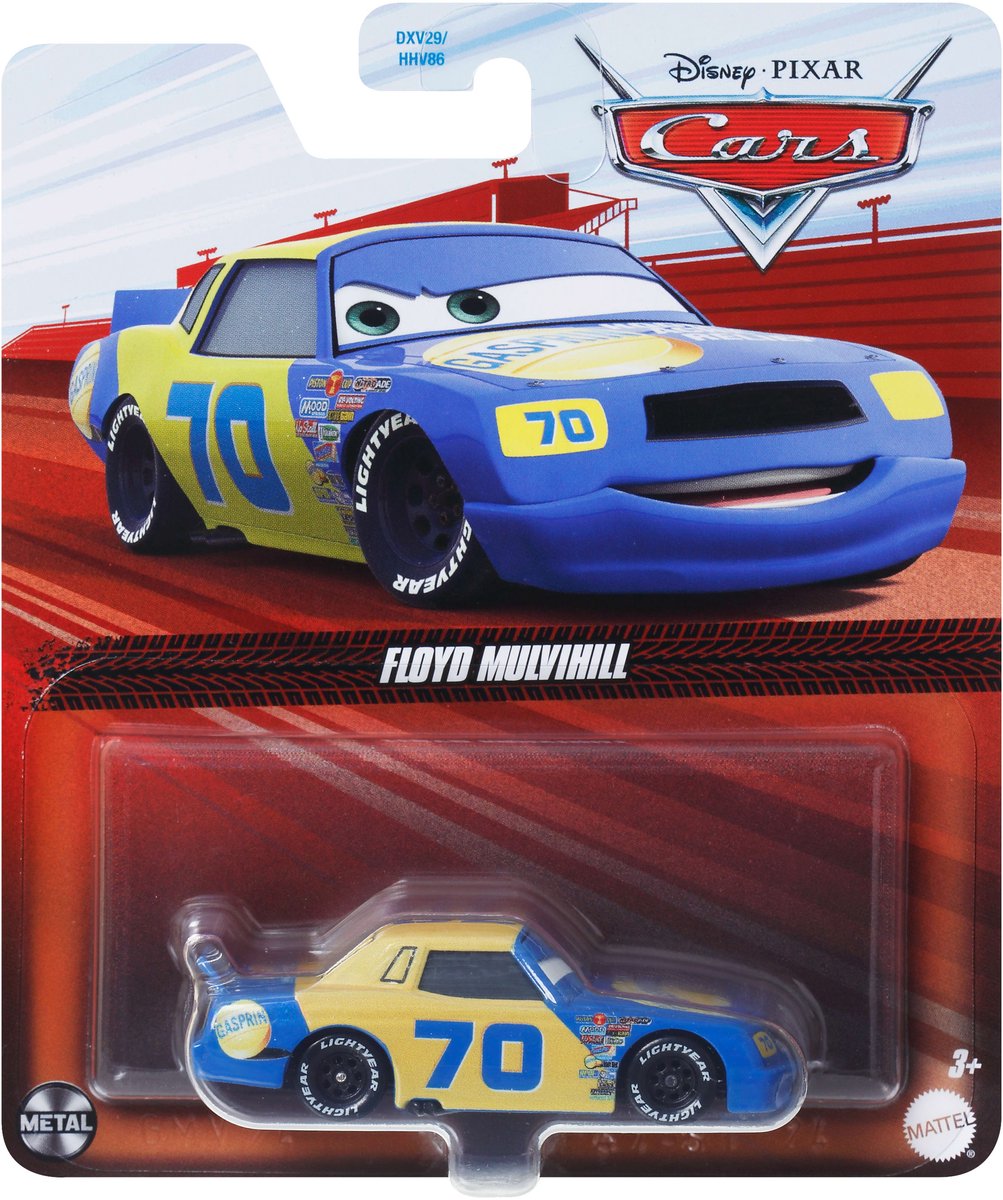 Disney pixar cars jdg67, veicolo, 3 anni, metallo, plastica, verde