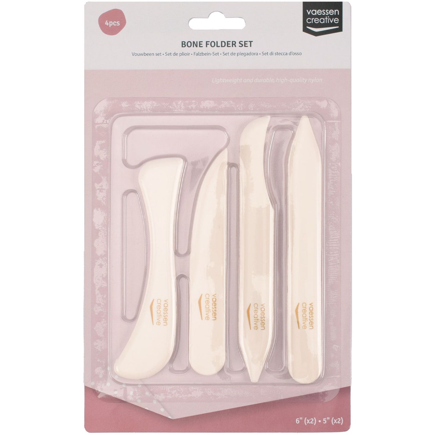Vaessen creative • juego de patas plegables 4 piezas