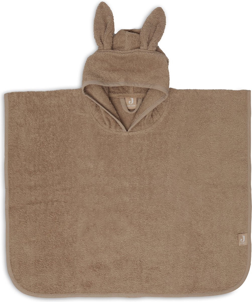 Jollein poncho de baño rizo - galleta