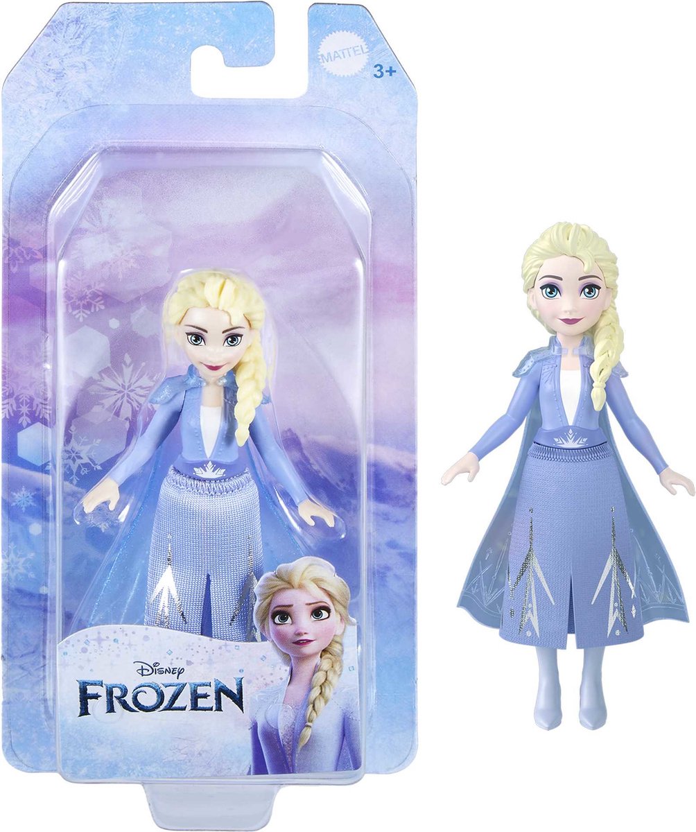 Muñeca de moda disney frozen elsa - 9 cm