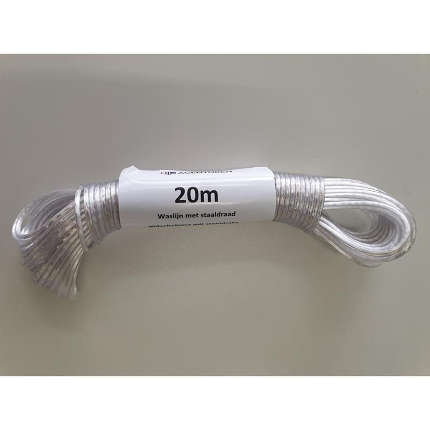 Filo stendibiancheria 20mx2,4mm con anima in acciaio