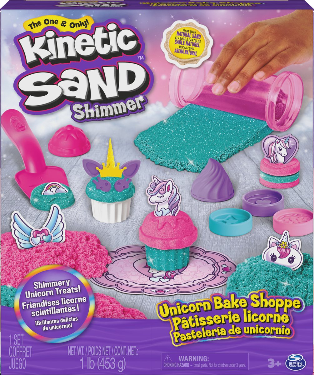 Spinmaster Kinetic Sand Unicorn Bake Shoppe