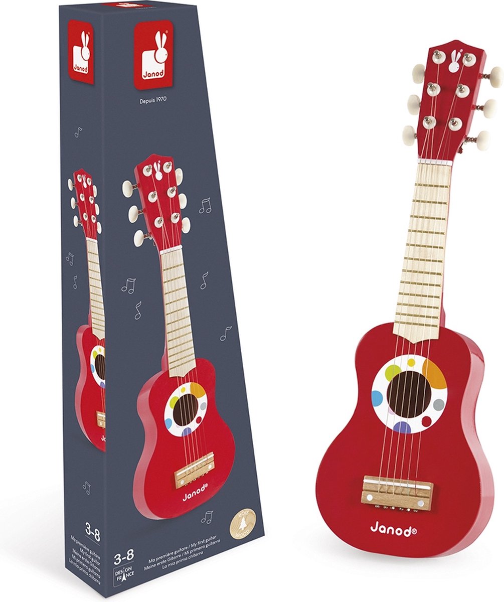 Janod - confeti - mi primera guitarra - para pequeños músicos