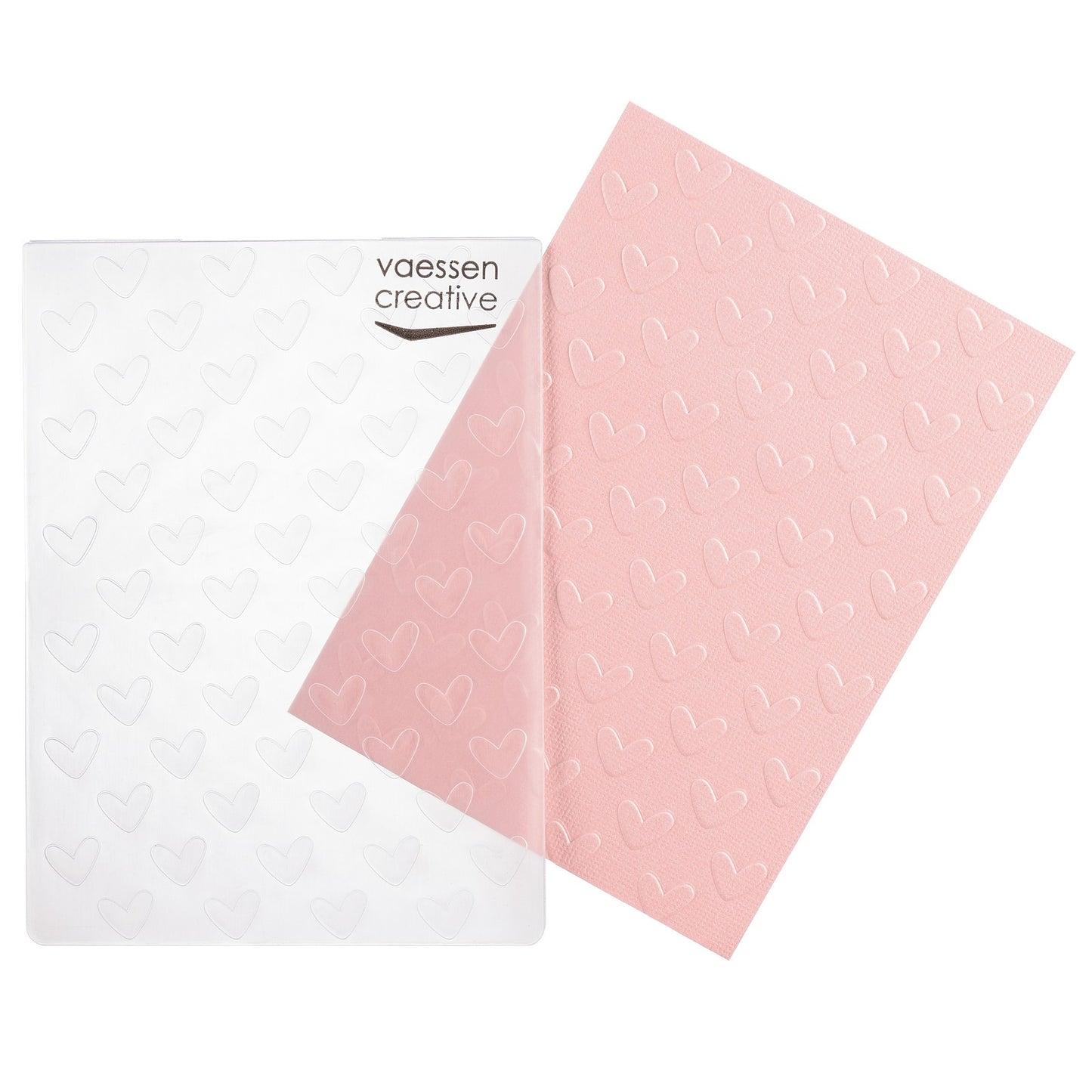 Vaessen creative • adoro la goffratura delle cartellette con cuori