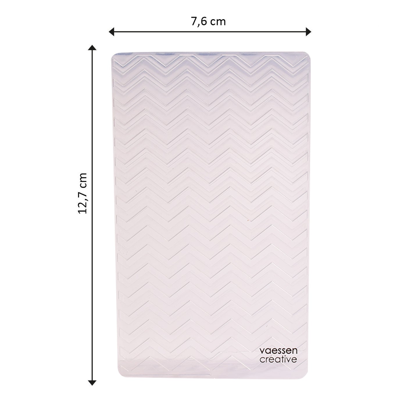 Vaessen creative • cartella per goffratura con linea a zigzag
