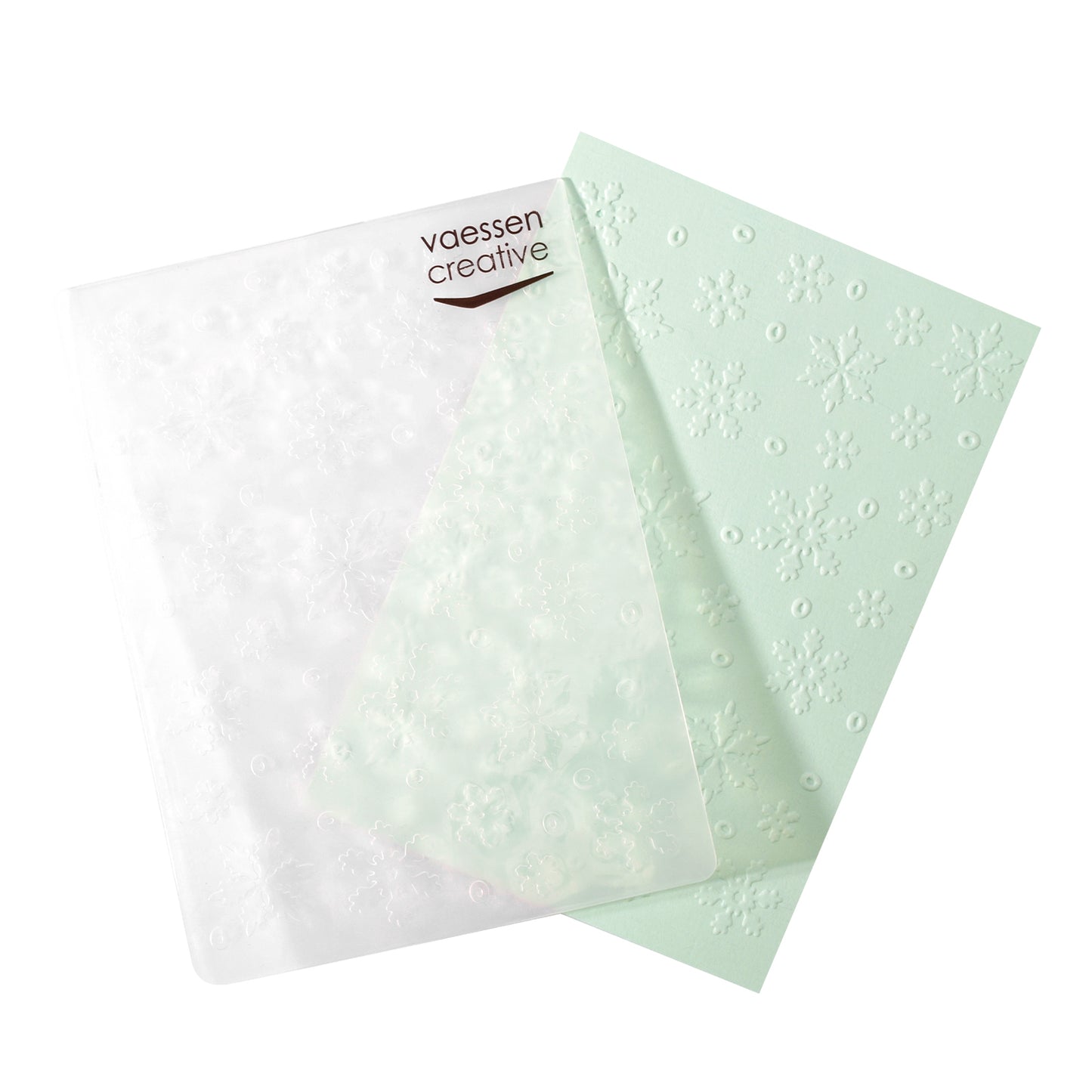 Vaessen creative • cartella per goffratura fiocchi di neve