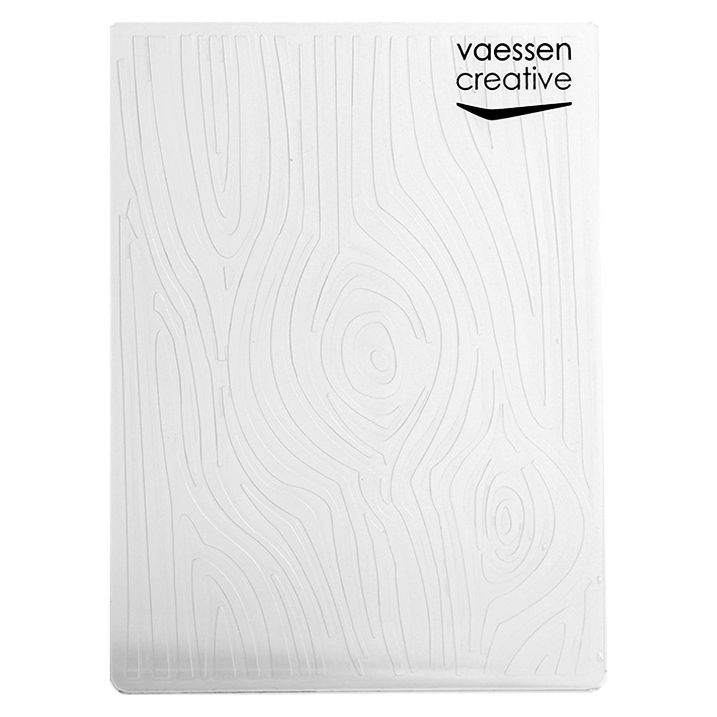 Vaessen creative • carpeta de estampado vetas de madera