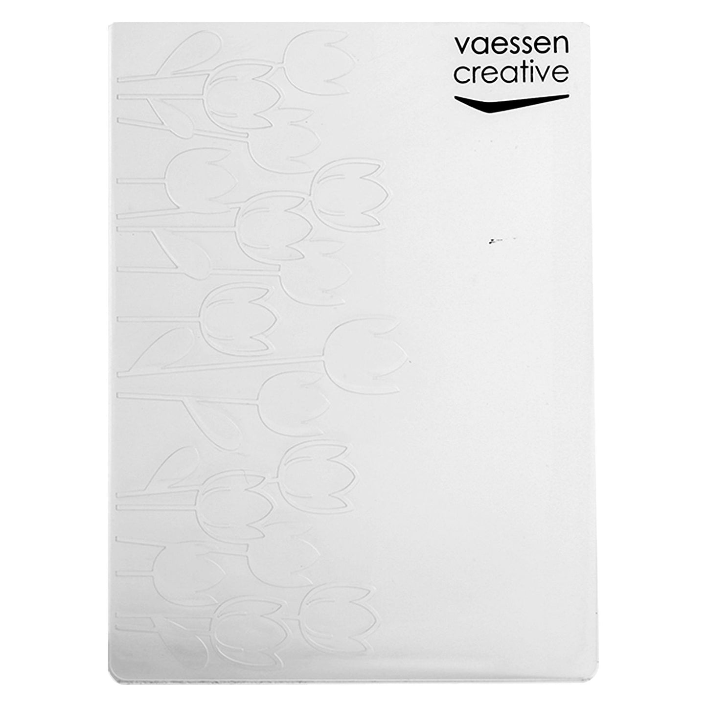 Vaessen creative • carpeta de estampado tulipanes