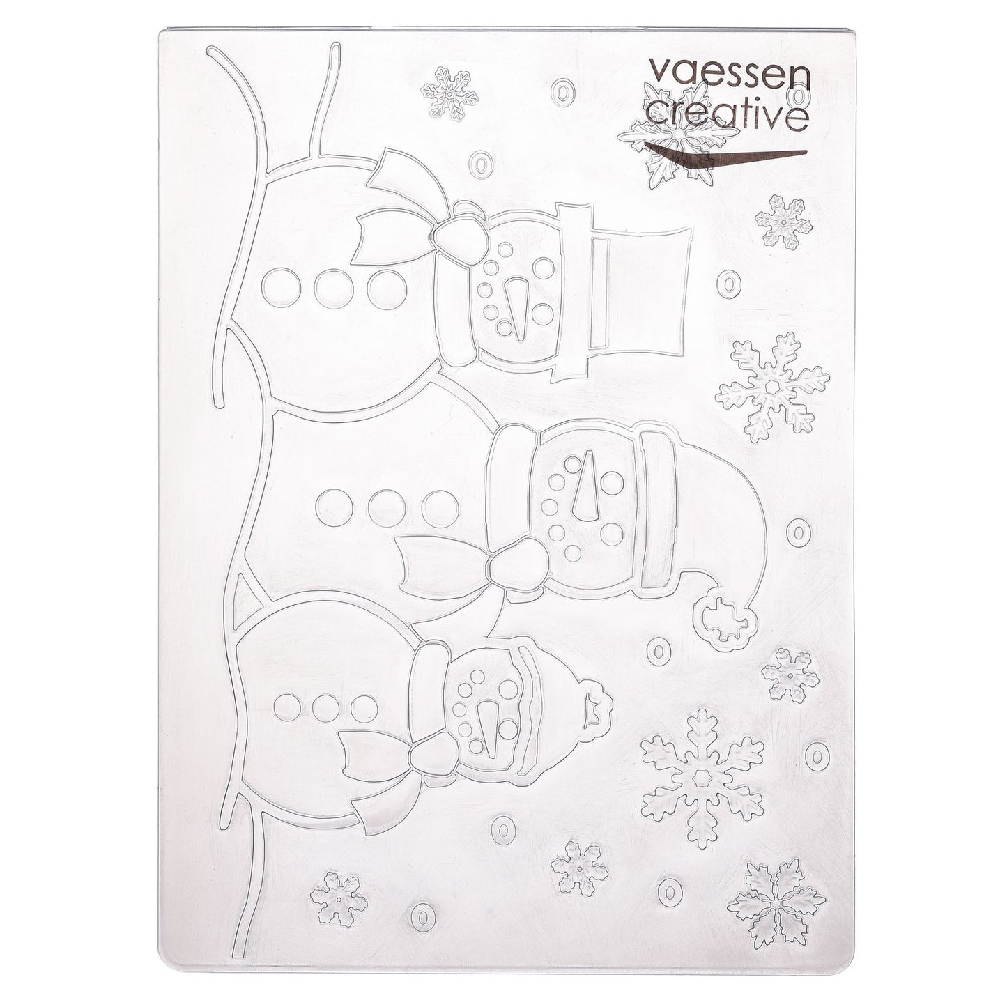 Vaessen creative • cartella per goffratura pupazzi di neve