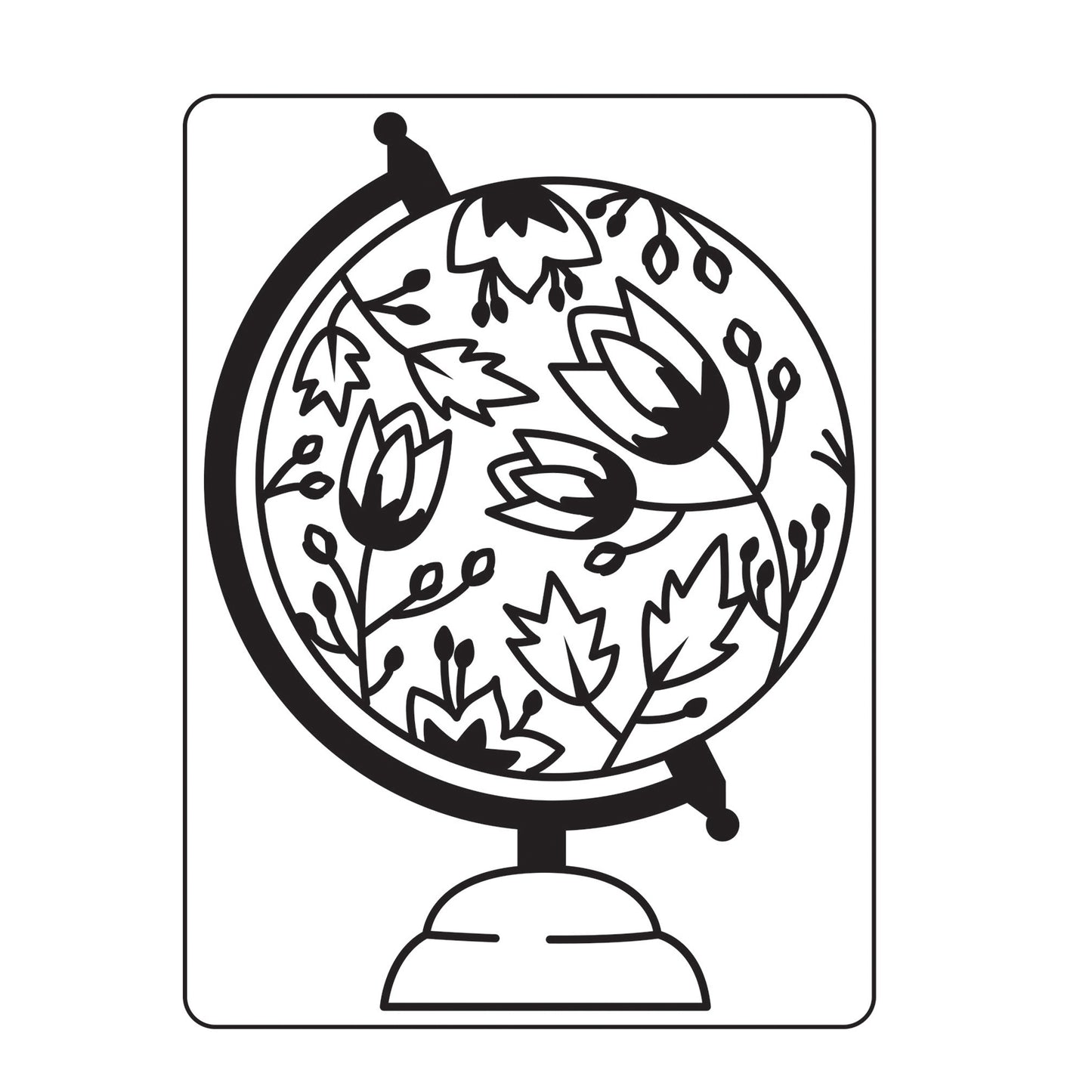 Vaessen creative • Cartella per goffratura globo
