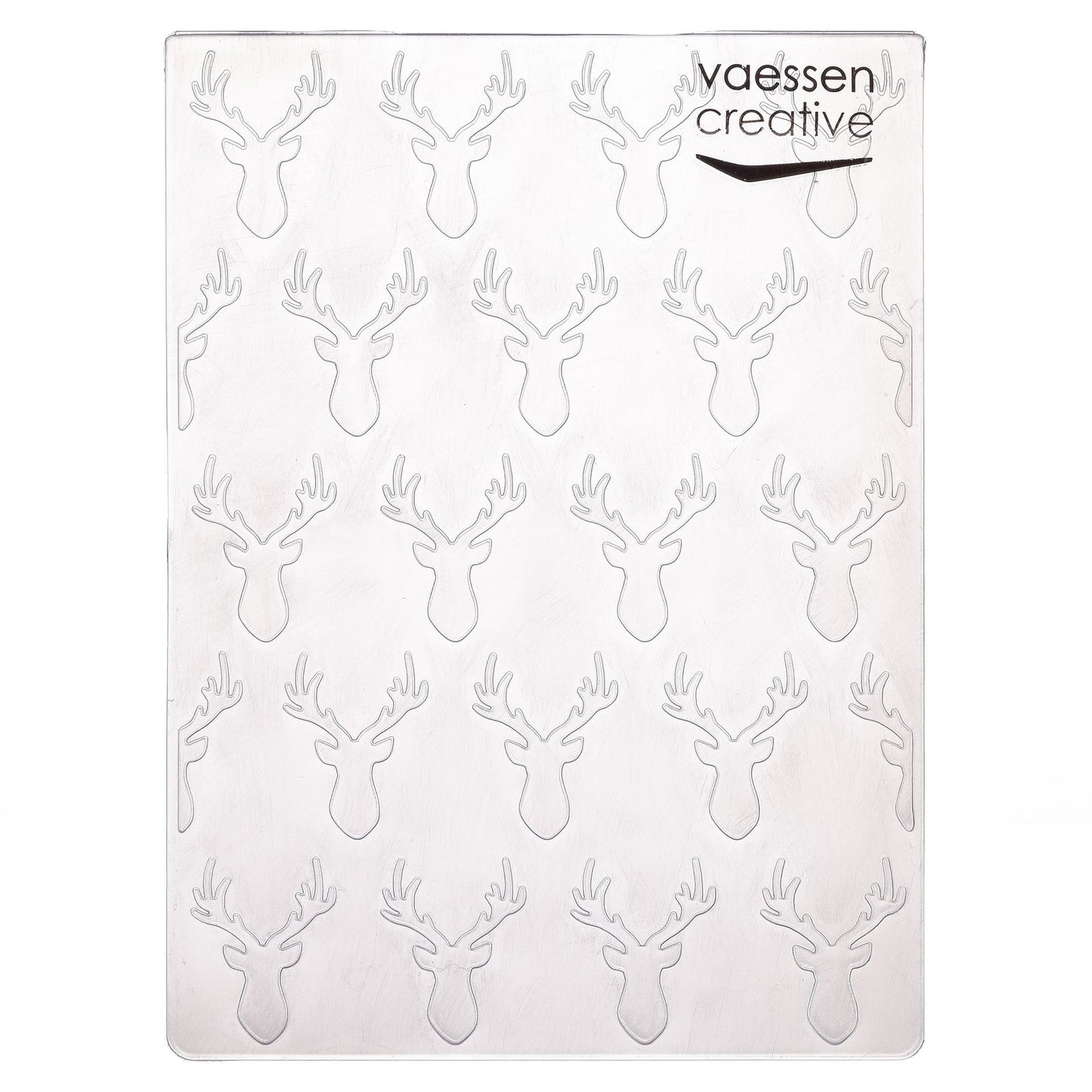 Vaessen creative • cartella per goffratura con teste di cervo