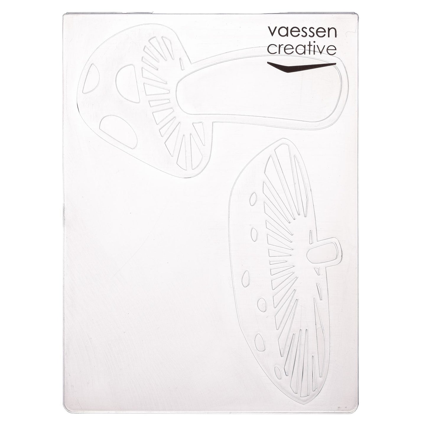 Vaessen creative • cartella per goffratura funghi