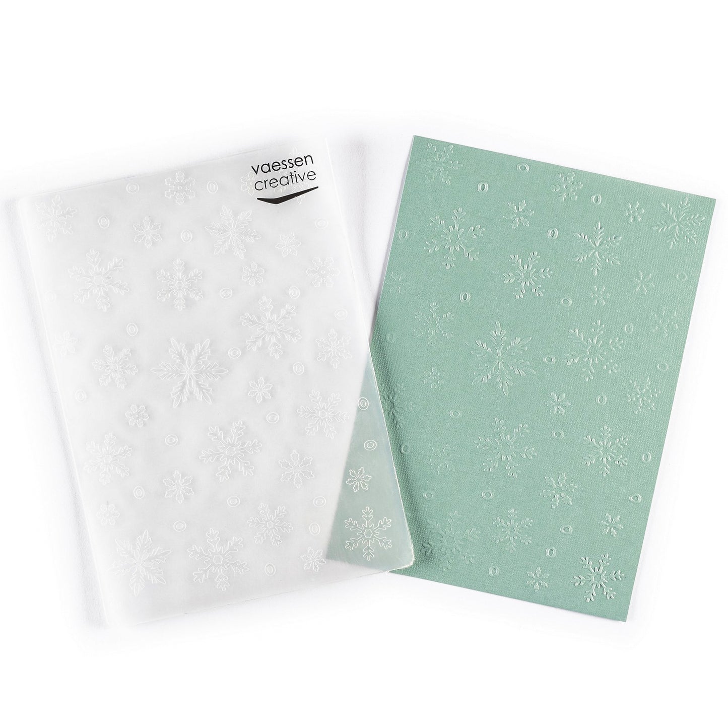 Vaessen creative • cartella per goffratura con fiocco di neve