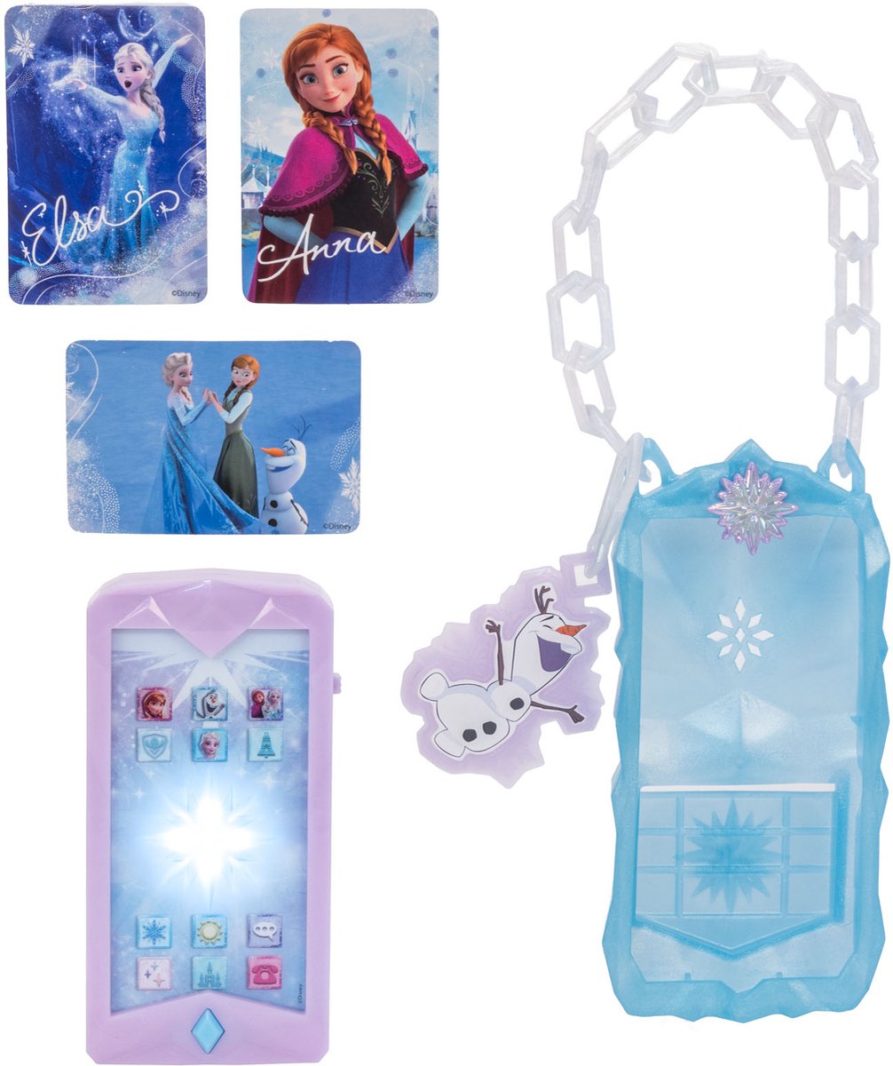 Jakks disney frozen: un teléfono mágico y de hielo con funciones