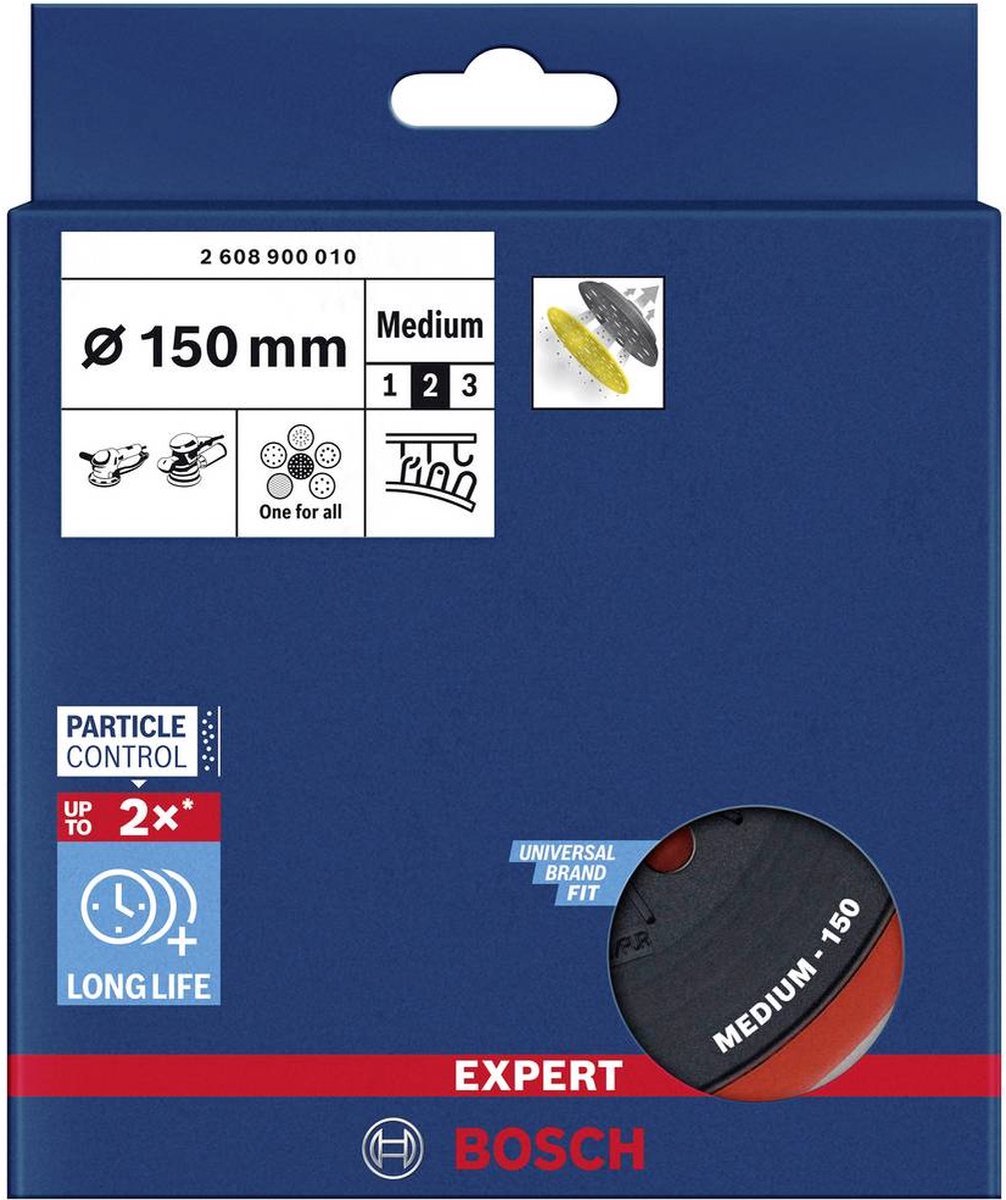 Platorello multiforo Bosch expert per 150 mm medio - 260...