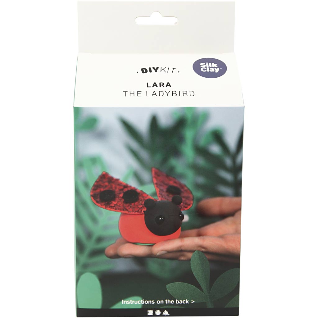 Silk clay Lara la coccinella, 1 set