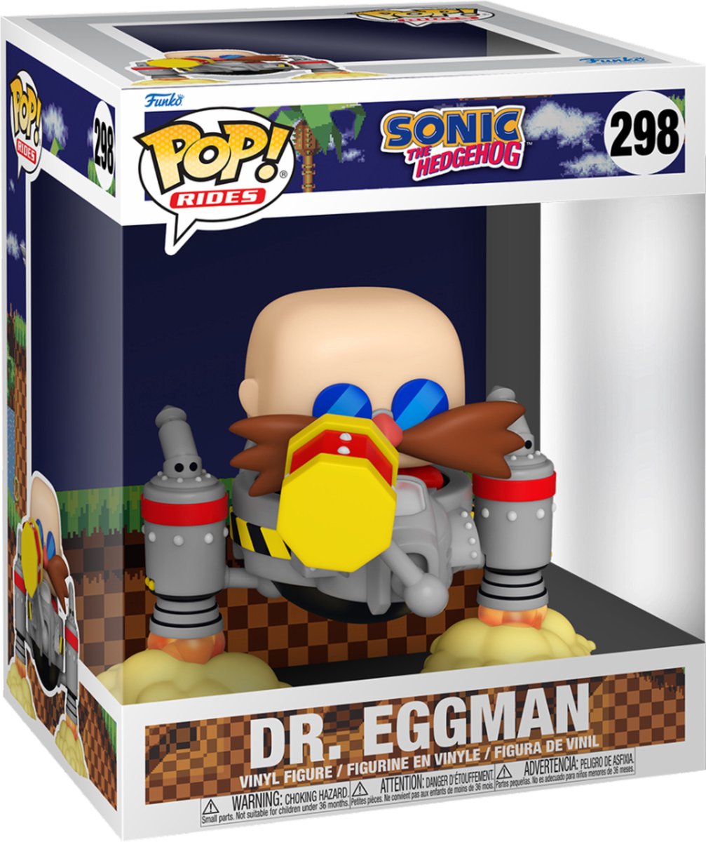 Giostre Funko pop: sonic - dr. Eggman - pop #298