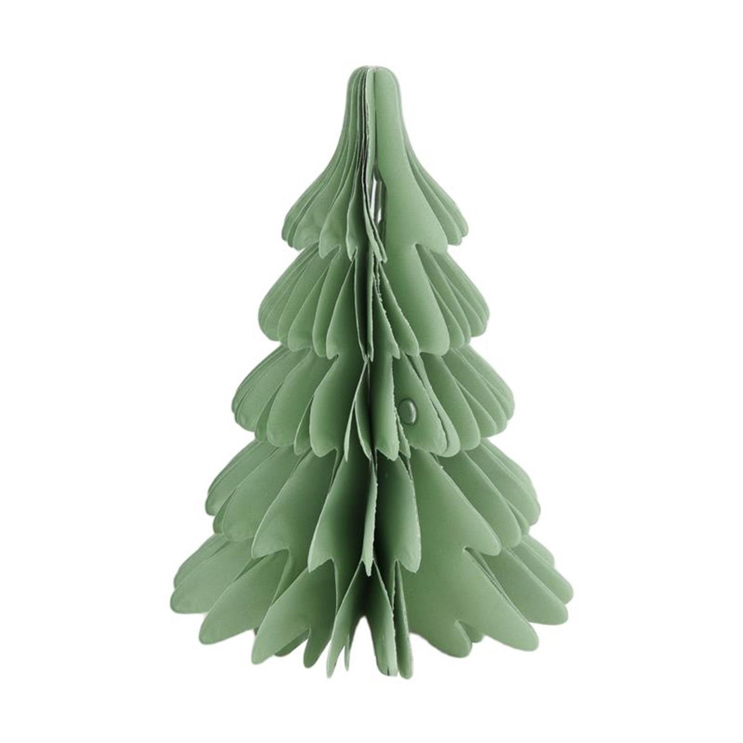 Dijk natural collections árbol de Navidad papel 12x12x18cm verde claro