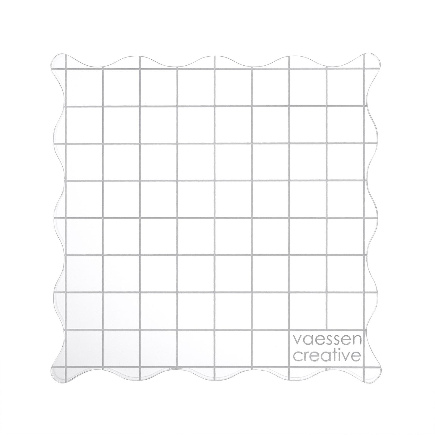 Vaessen creative • bloque de sellos acrílico 9x9x0,8cm