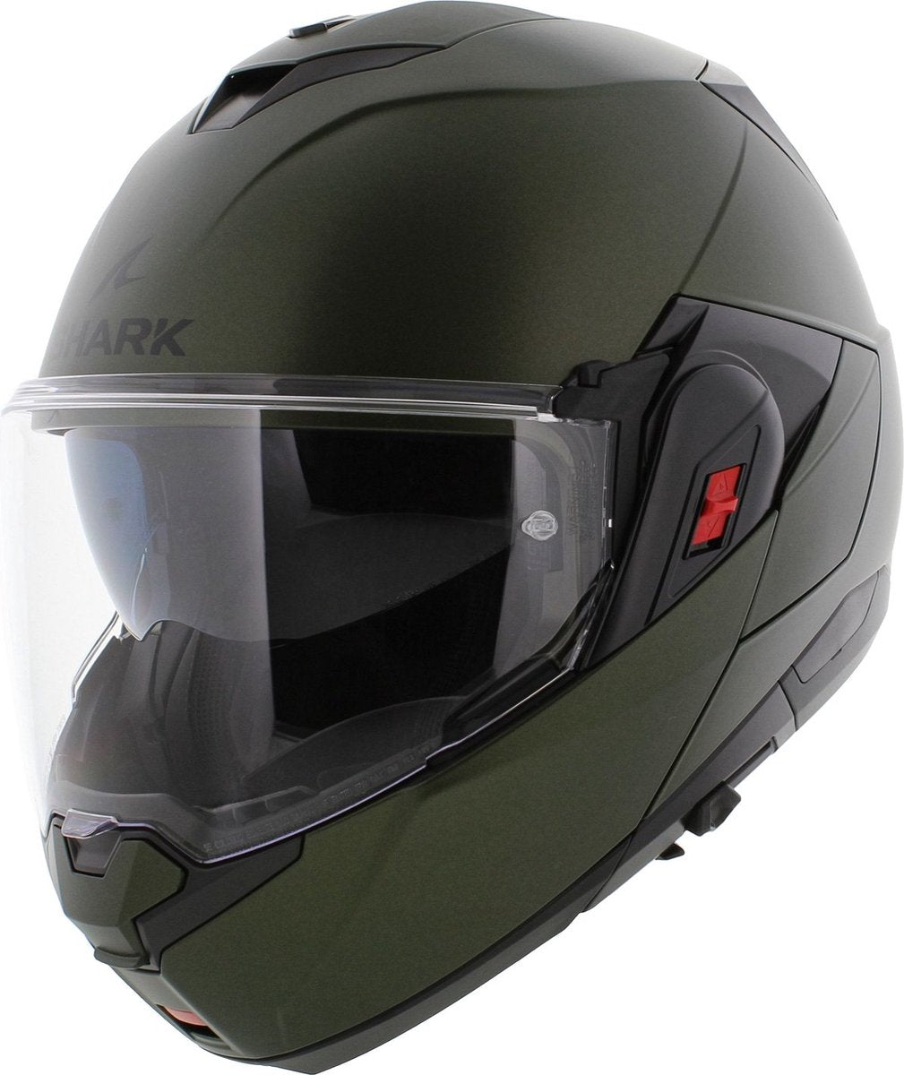 Casco Shark oxo solid verde mate xxl - casco de moto system