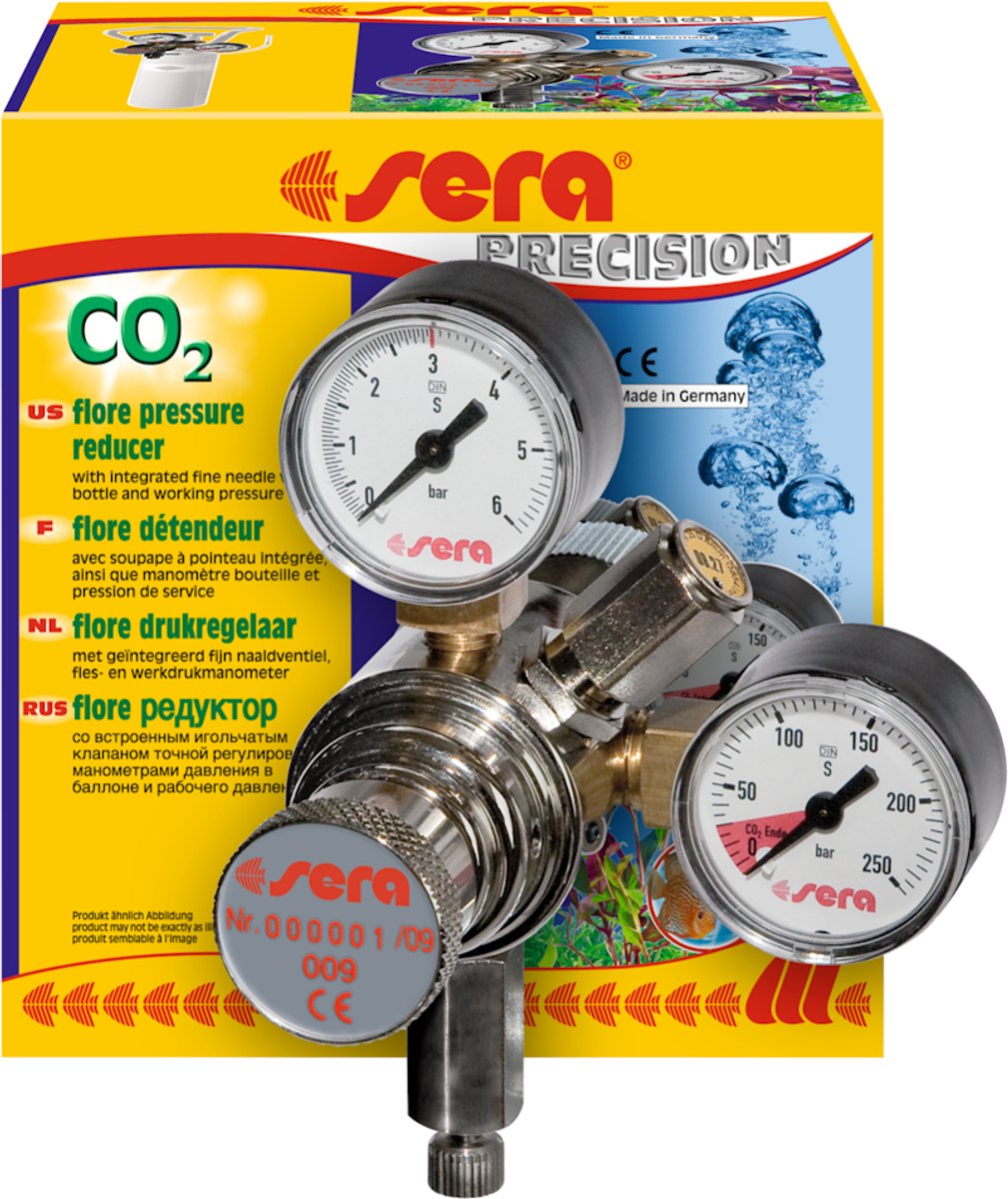 Sera flore regolatore di pressione co2 per valvola esterna