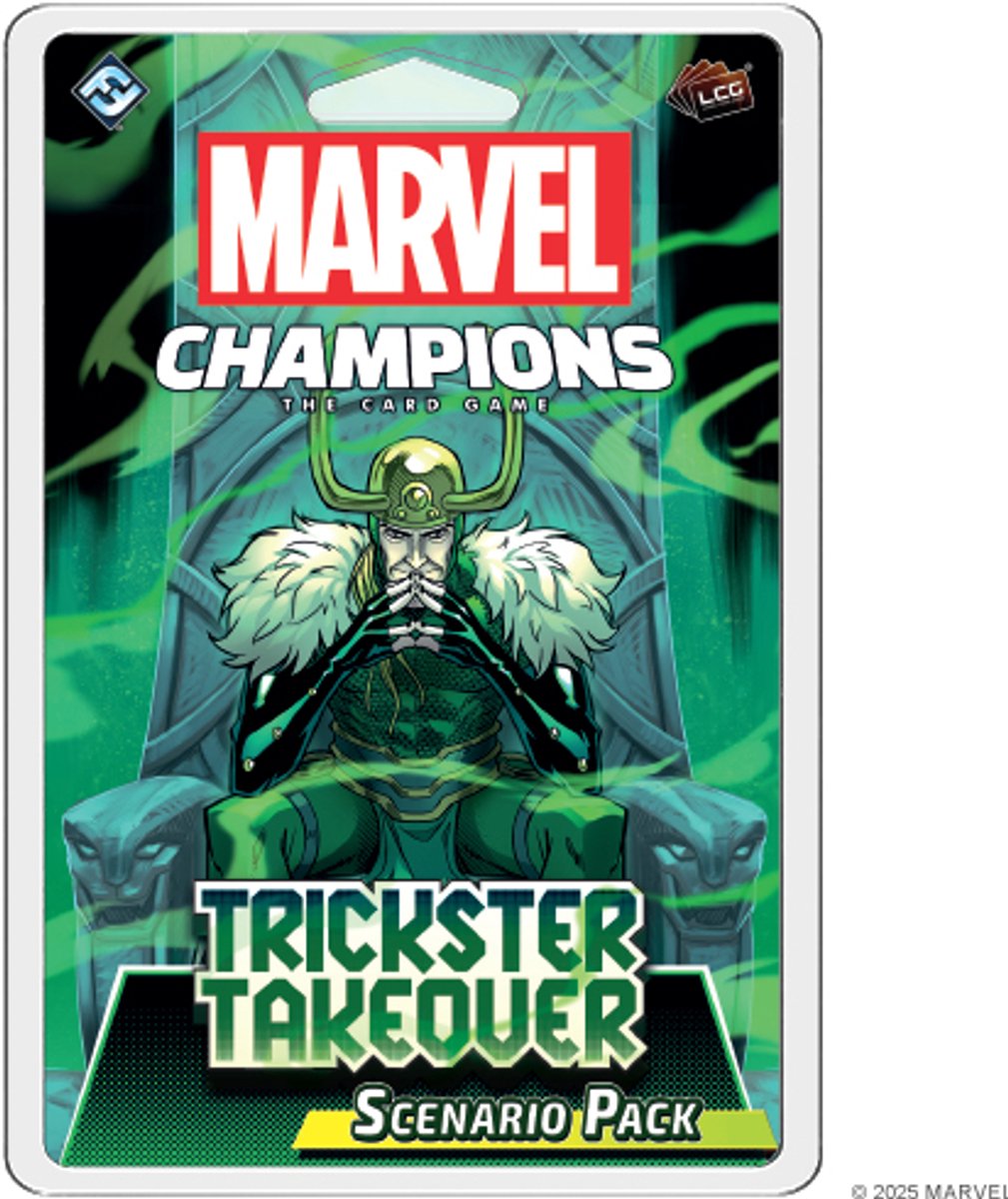 Fantasy flight games marvel kaartspel trickster takeover scenario pack loki.
